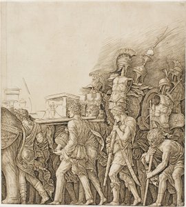 Triomphe de César : Soldats portant des trophées - Andrea Mantegna