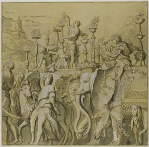 Triomphes de Jules César : Toile n° V - Andrea Mantegna