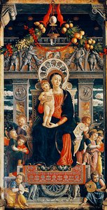 Vierge en majesté (détail)