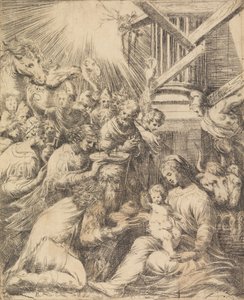 Adoration des Mages, vers 1553-1560 - Andrea Schiavone