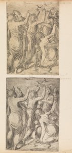 Moïse montrant les cailles aux Israélites, vers 1545 - Andrea Schiavone