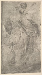 Saint Jacques le Majeur, un bâton dans la main gauche, un livre dans la main droite, de 