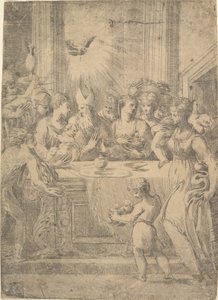 La présentation du Christ au temple, vers 1543-46 - Andrea Schiavone