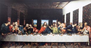 Abbaye (Abdij van Tongerlo). La Cène. 1506-1507 - Andrea Solario