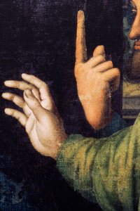 Abbaye (Abdij van Tongerlo). La Cène. 1506-1507. (détail)