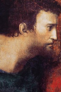 Abbaye (Abdij van Tongerlo). Peinture. La Cène. 1506-1507. (détail)