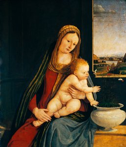 Madone et Enfant ou Madone des Œillets