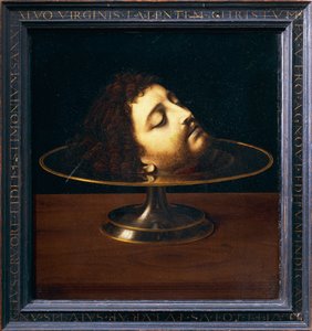 La tête de Saint Jean-Baptiste