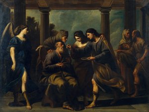 Tobias guérissant la cécité de son père, vers 1640