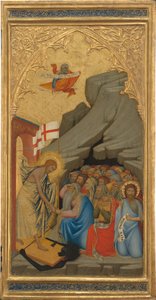 Scènes de la Passion du Christ : La descente aux limbes [panneau droit]
