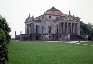 Vue de la villa Almerico-Capra dite la Rotonda réalisée par l