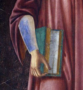 Dante Alighieri (détail) de la série Villa Carducci des hommes et femmes célèbres, vers 1450 - Andrea del Castagno
