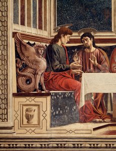 La Cène, détail de Philippe et Matthieu - Andrea del Castagno