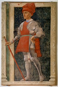 Portrait de Farinata degli Uberti, aristocrate et chef militaire italien - Andrea del Castagno