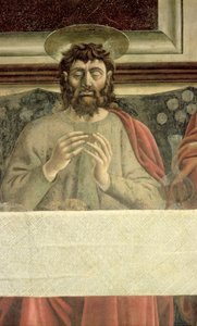 La Cène (détail de Saint Jacques le Majeur, 1447) - Andrea del Castagno