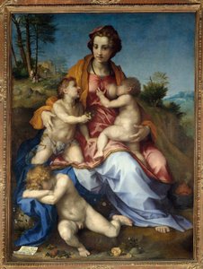 Charité Peinture par Andrea del Sarto 1518 Paris - Andrea del Sarto