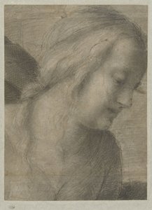 Tête de Marie, dans une Adoration