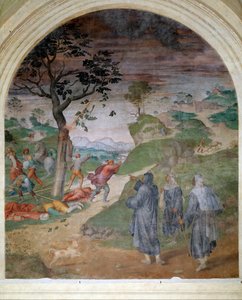 Vie de Saint Philippe Benizi : la punition des pécheurs - Andrea del Sarto