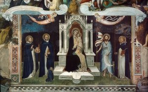 Madone en trône - Andrea di Bonaiuto