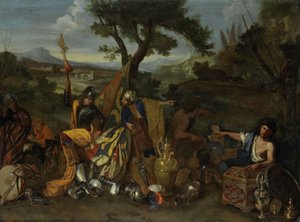 Les colporteurs, 1635-50 - Andrea di Leone