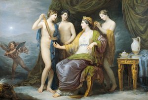 Junon se baignant ou Junon habillée par les Grâces - Andrea the Elder Appiani