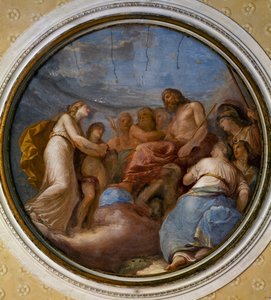 Tondo peint par Andrea Appiani, Villa Reale, Monza