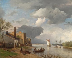 A.Achenbach, Temps clair - Andreas Achenbach