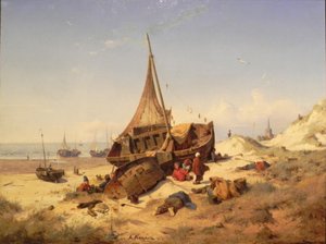 Ebbtide, Scheveningen - Andreas Achenbach