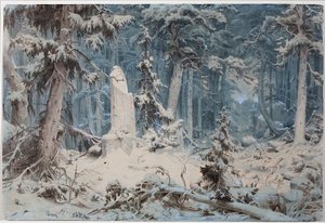 Forêt enneigée