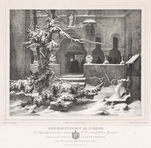 Cimetière sous la neige - Andreas Borum