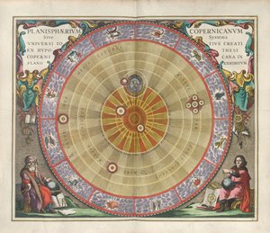 Harmonia Macrocosmica. Le planisphère de Copernic, 1660 - Andreas Cellarius
