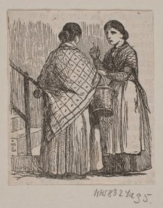 Deux servantes en conversation - Andreas Flinch