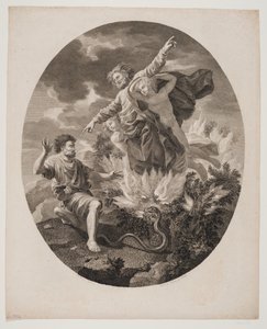 Moïse et le buisson ardent - Andreas Flint
