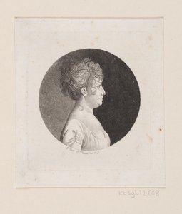 Portrait de femme inconnue - Andreas Flint
