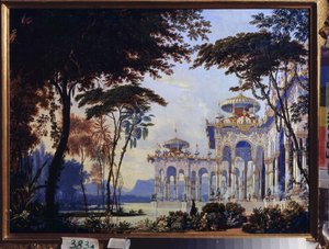 Palais - Decor preparatoire pour l
