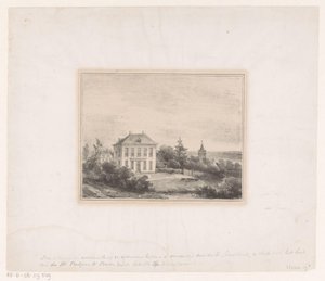 Maison de Monsieur Rutgers à Beek - Andreas Schelfhout