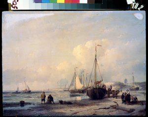 Paysage de mer - Andreas Schelfhout
