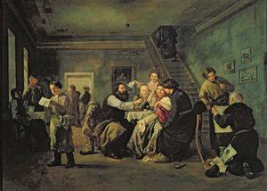 Une maison de repas, 1859 - Andrei Andreevich Popov