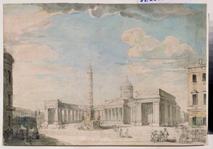 La cathédrale Notre-Dame-de-Kazan à Saint-Pétersbourg - Andrei Nikiforovich Voronikhin