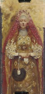 Femme de Boyard (détail), 1899 - Andrei Petrovich Ryabushkin