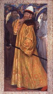 Accordé le manteau de fourrure du Tsar