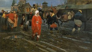 Rue de Moscou du XVIIe siècle lors d