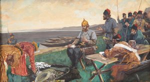 Le Cadeau, vers 1900 - Andrei Petrovich Ryabushkin