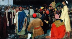 Le Comte Gleb tuant un mage à l