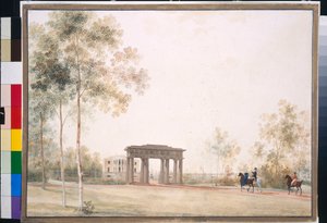 Gateway to the Park in Tsarskoye Selo