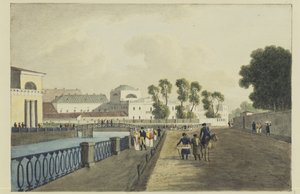 La maison Apraksin sur la rivière Fontanka, 1821-1822 - Andrei Yefimovich Martynov