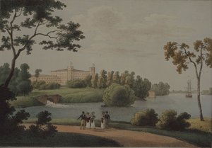 Vue du palais principal de Gatchina - Andrei Yefimovich Martynov