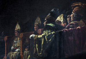 Compromis de Caspe (1412) - Peinture historique : Le compromis de Caspe - Andres Parlade y Heredia