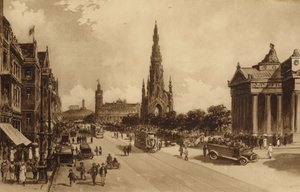 Édimbourg : Princes Street depuis le Mound - Andrew Allan