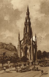 Édimbourg : Le Monument Scott, Princes Street - Andrew Allan